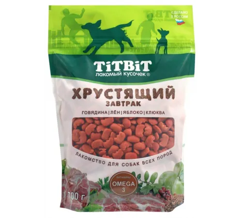 ТИТБИТ Хрустящий завтрак с говядиной, 700 г