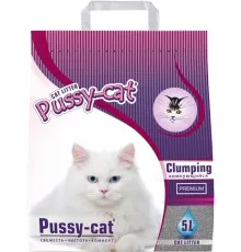 Pussy-cat Premium наполнитель комкующийся с ароматом лаванды, 5 л