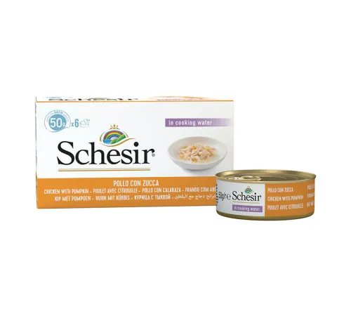 Schesir Chicken Pumpkin Box (Курица с тыквой), 50 г х 6 шт