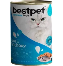 Bestpet Adult Cat (Тунец и анчоусы в соусе), 400 г