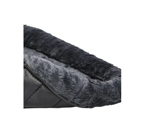 MidWest Лежанка меховая Quiet Time, серая, 55х33 см