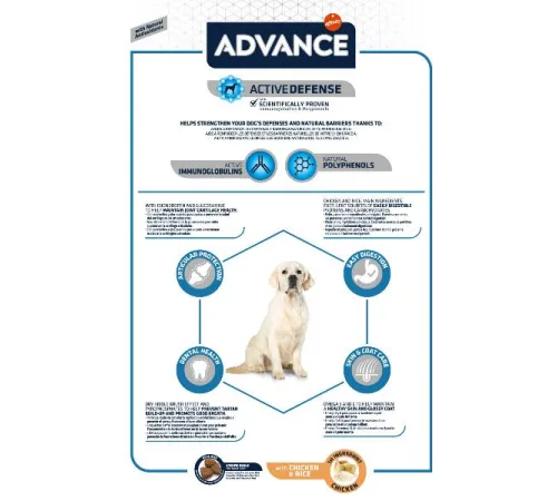 Advance Dog Maxi Adult (Курица) 14 кг
