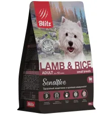 BLITZ Sensitive Adult Small (Ягненок, рис), 500 г