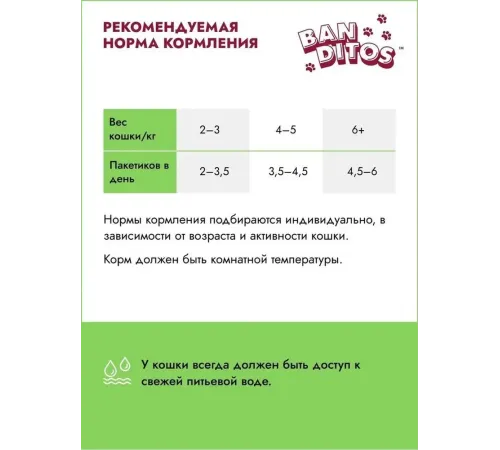 Banditos Кусочки в желе для кошек (Аппетитная курочка), 75 г