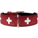 Hunter Ошейник Swiss, красный/черный, 37/XS-S