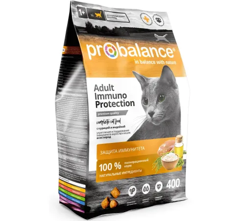 Probalance Cat Immuno Chicken & Turkey 400 г