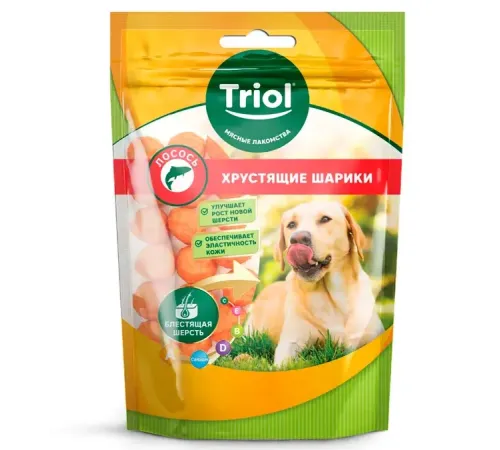 Triol Хрустящие шарики из лосося, 70 г