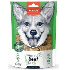 Wanpy Dog Сублимированное лакомство Говядина и печень, 40 г