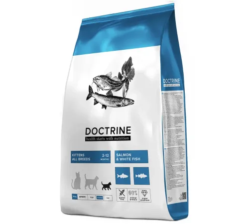 Doctrine Kitten (Лосось, белая рыба), 10 кг