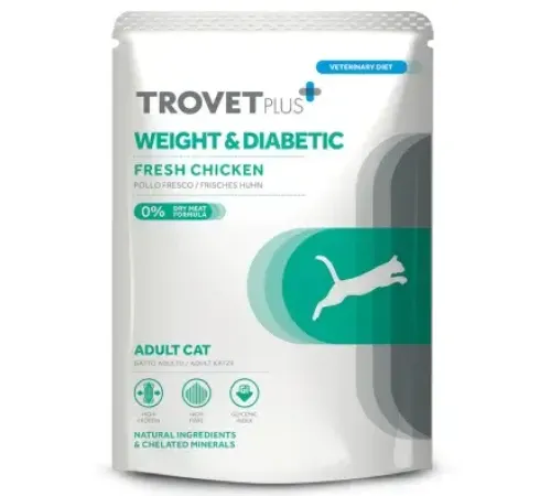 Trovet Plus Пауч Weight & Diabetic (Курица), 85 г