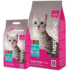 HappyOne Cat Adult (Тунец, курица), 2 кг