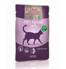 Miglior MC UNICO 100% Lamb for Cat 85 г