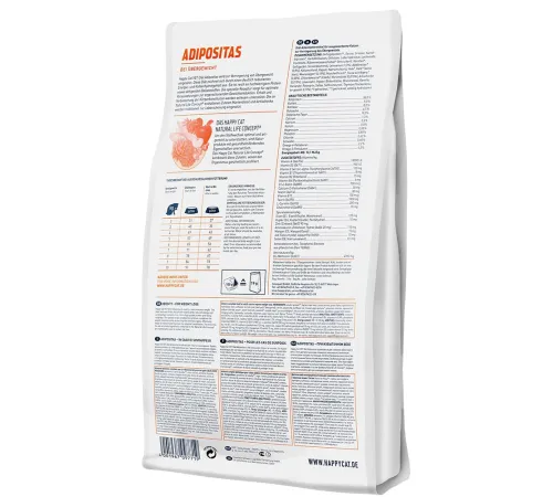Happy Cat VET Diet Adipositas, 4 кг