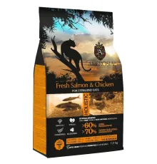 AMBROSIA Sterilized Cat (Лосось, курица), 1,5 кг