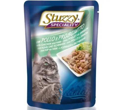 Stuzzy Speciality Cat Пауч (курица/ветчина), 100 г