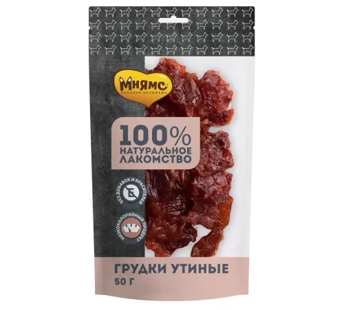 Мнямс Грудки утиные для собак, 50 г
