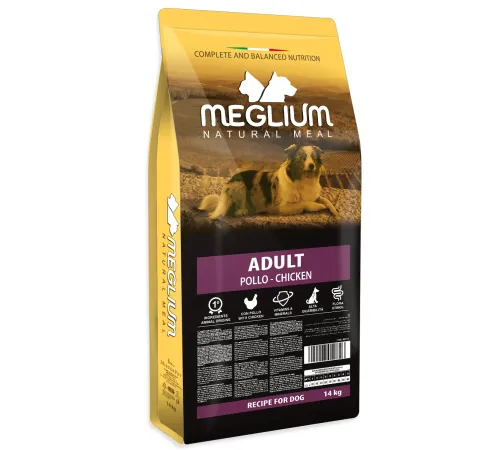 Meglium Dog Adult Gold (Говядина, курица), 14 кг