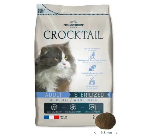 Flatazor Crocktail Adult Sterilized Cat (Курица), 10 кг