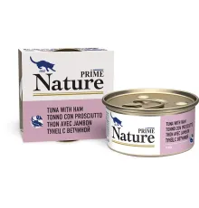 Prime Nature Консервы (Тунец с ветчиной в желе) для кошек, 85 г