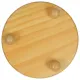 Mr.Kranch Миска на бамбуковой подставке Bamboo, желтая, 850 мл