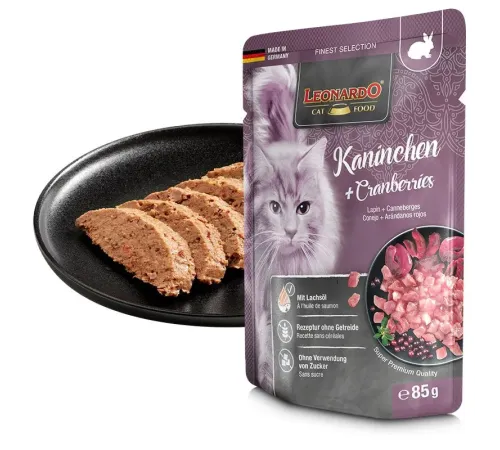 Leonardo Rabbit+Cranberries (кролик, клюква) 85 г