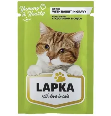 Lapka Консервы для кошек (Кролик), 85 г х 28 шт (уп)