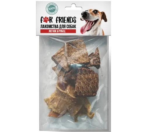 For Friends Лакомство для собак Лёгкое и Рубец, 25 г