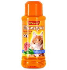 Amstrel Антипаразит. шампунь для кошек (пальмароза и алоэ), 120 мл