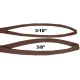 Resco Ринговка Professional Cordo-Hyde, коричневый, 152,4 х 0,95 х 0,32 см