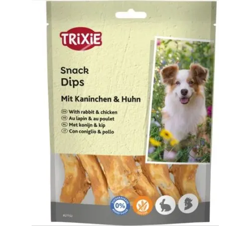 Trixie Снеки с кроликом и курицей для собак, 120 г