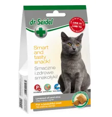 Dr. Seidel Snacks Лакомство для кошек для красивой шерсти, 50 г