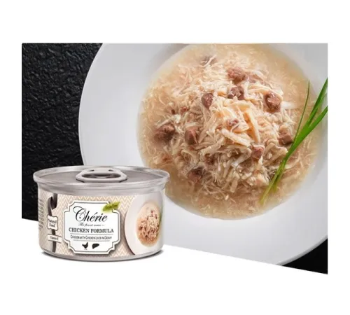 Cherie Chicken Formula (Курица с куриной печенью в соусе), 80 г
