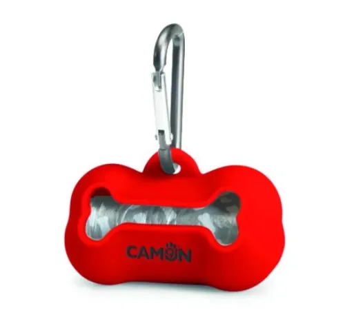 CAMON Контейнер косточка силиконовый, красный