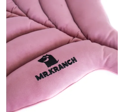 Mr.Kranch Лежанка двухсторонняя Листочек, розовая, 90х65х5 см