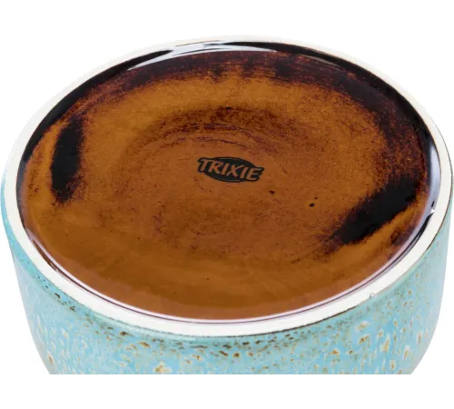 Trixie Миска для кошек Ceramic Bowl, голубой, 0,25 л