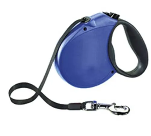 Поводок-рулетка Flexi Standard Soft L лента 5 м, синий