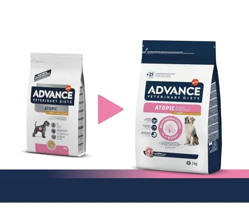 Advance Dog VetDiet Atopic Rabbit&Peas 3 кг