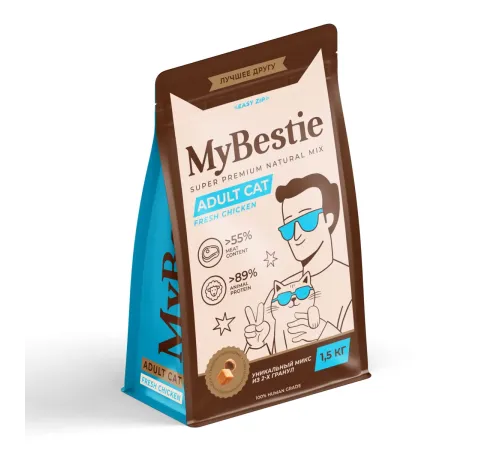 MyBestie Adult Cat (Курица), 400 г