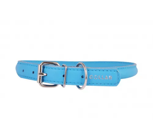 Collar Glamour Ошейник круглый голубой, 6 мм, 17-20см
