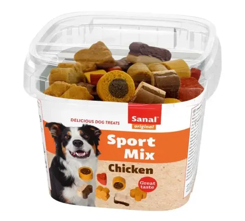 Sanal Лакомство косточки Sport Mix для собак, 100 г