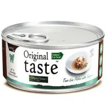 Original Tasty Хлопья из филе тунца с белым люцианом в соусе, 70 г
