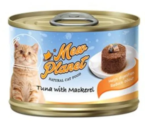 Mew Planet Паштет из свежего тунца и скумбрии 160 г