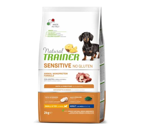 Trainer Natural Sensitive No Gluten Small&Toy Adult (Утка), 2 кг