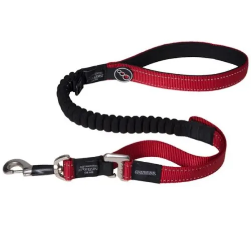 Удлиненный поводок Rogz Control Lead Red XL 25 мм/0,8 м