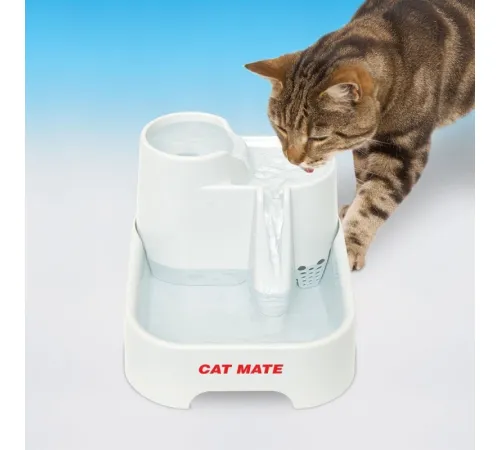 Beeztees Cat Mate Поилка фонтан с угольным фильтром, 2 л