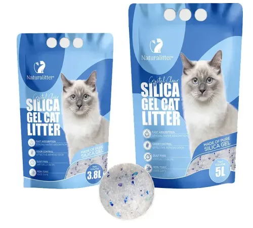 Naturalitter Silica Gel Cat Litter Без аромата, 3,8 л