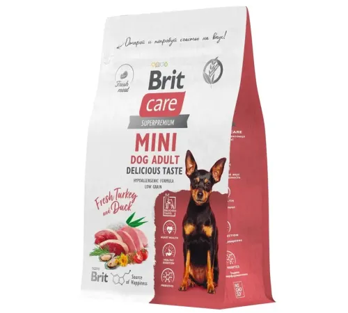 Брит Кеа Adult Mini Delicious Taste (Индейка и утка), 400 г