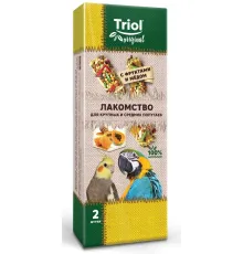 Triol Original Лакомство для попугаев с фруктами и мёдом 2 х 55 г