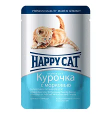 Happy Cat для котят (Курочка с морковью) 100 г