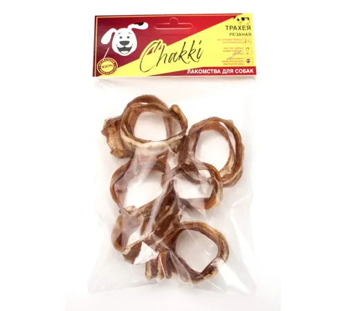 Чакки Трахея говяжья резаная, 50 г